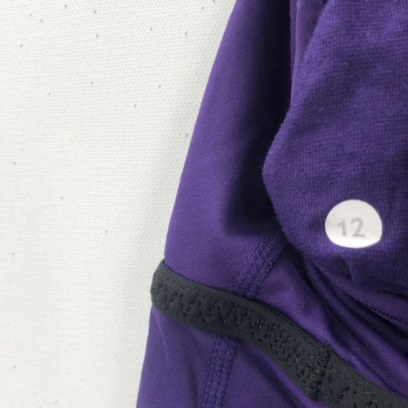 Lululemon commit Lolo Purple Sleeveless Athletic Yoga Pullover Tank Top Size 12 - Picture 4 of 7